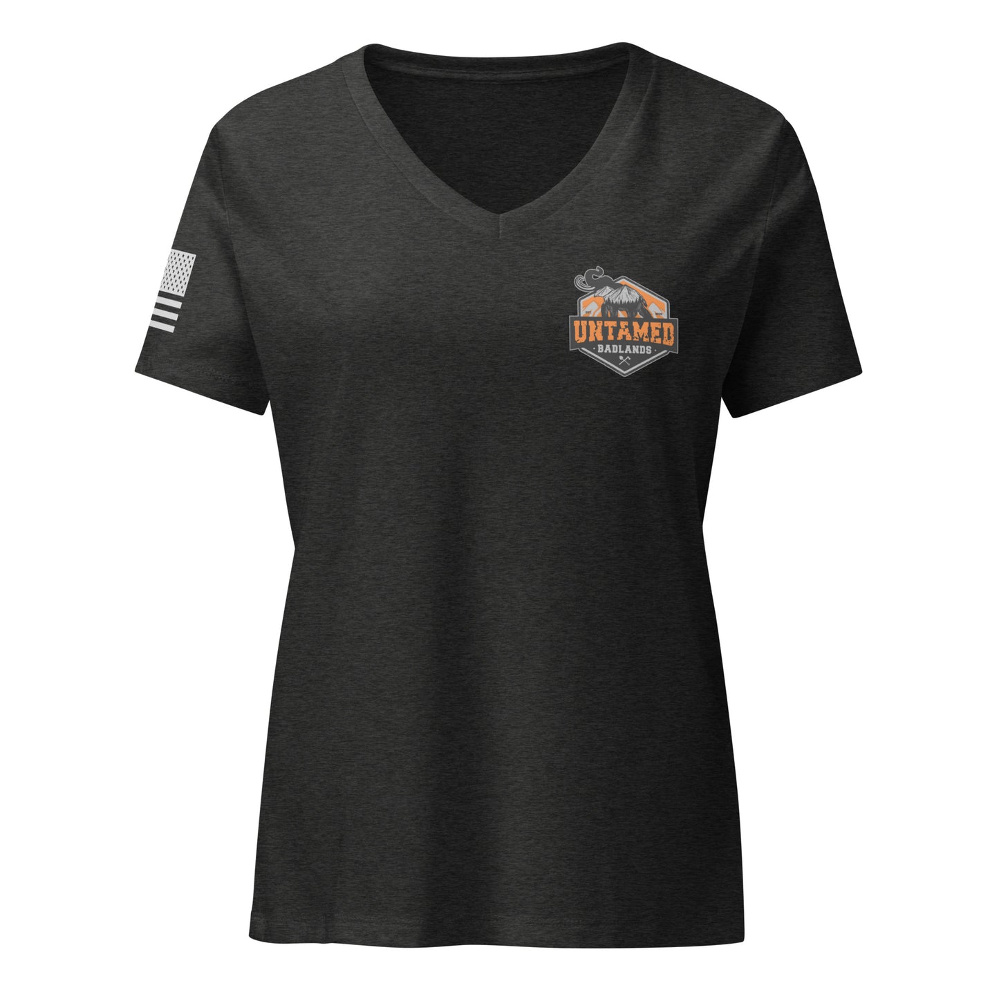 Untamed Badlands Women’s relaxed v-neck t-shirt